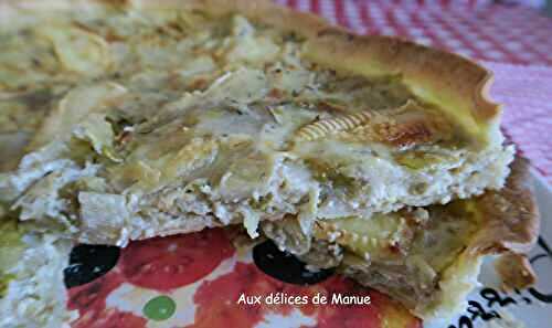 Tarte à la fondue d'endives et brebis