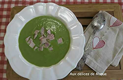 Velouté de petits pois au jambon, au Cookéo ou pas