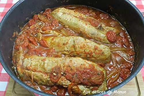 Filet mignon en sauce aux tomates séchées et échalotes 