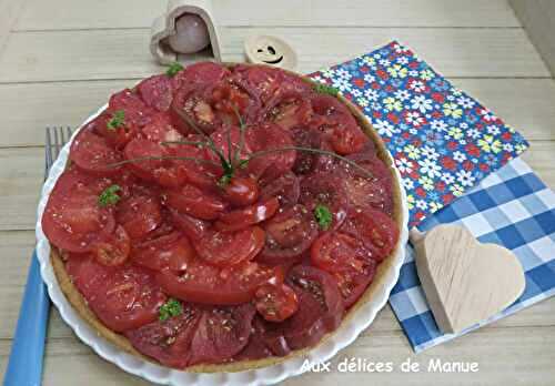 Tarte mimosa à la ricotta et tomates crues