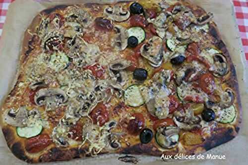 Pizza moit-moit aux légumes 