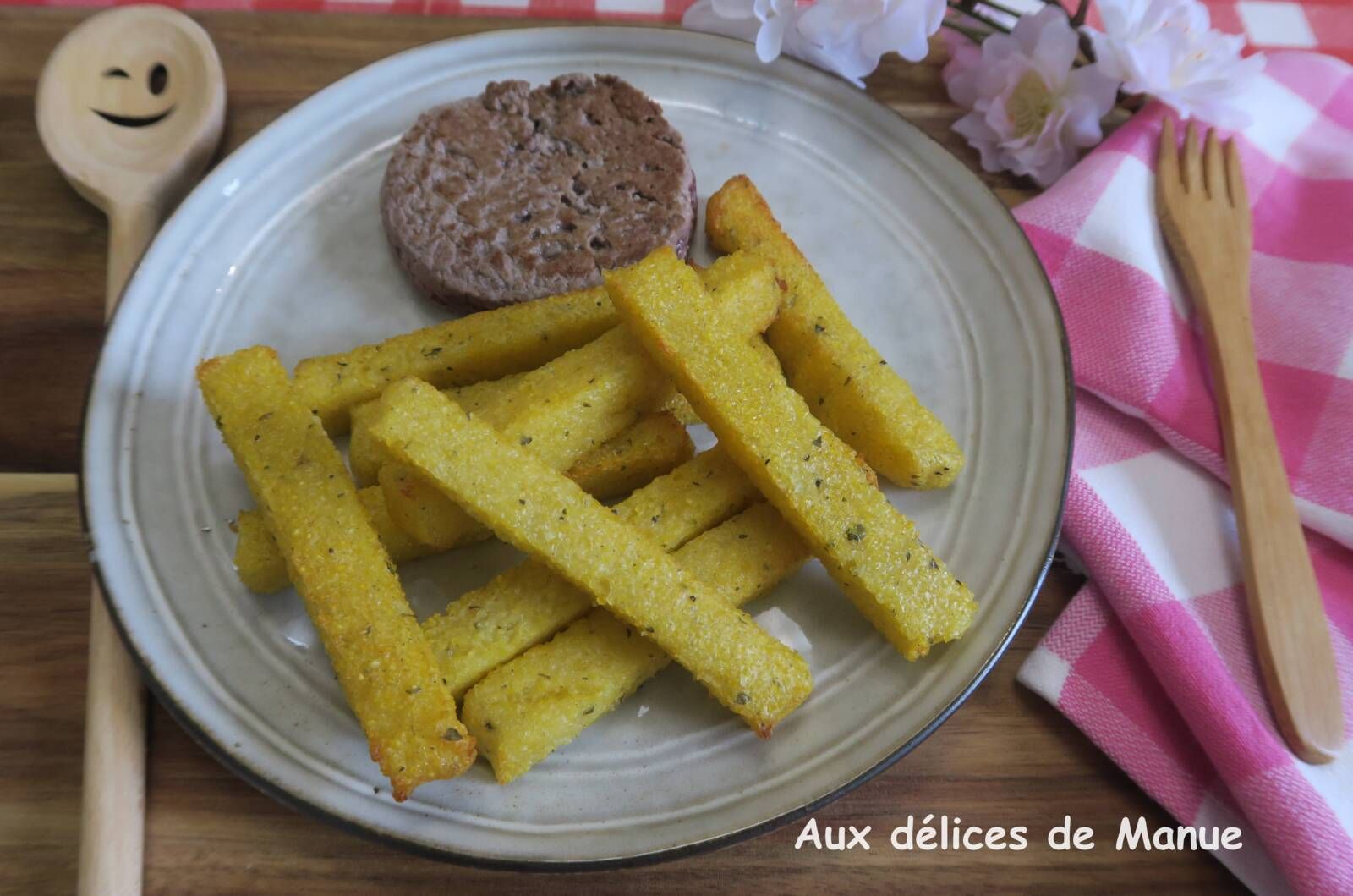 Frites de polenta au parmesan, à l'Air Fryer ou au four