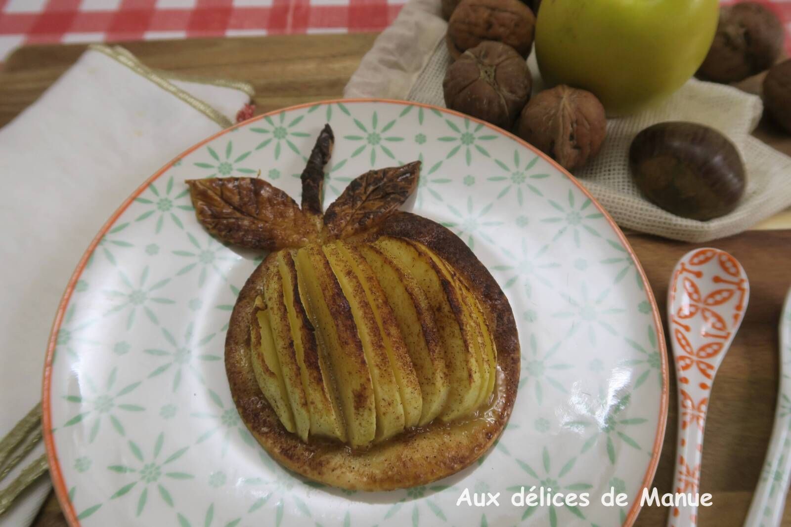 Tartelette pomme à la cannelle, à l'Air Fryer ou au four