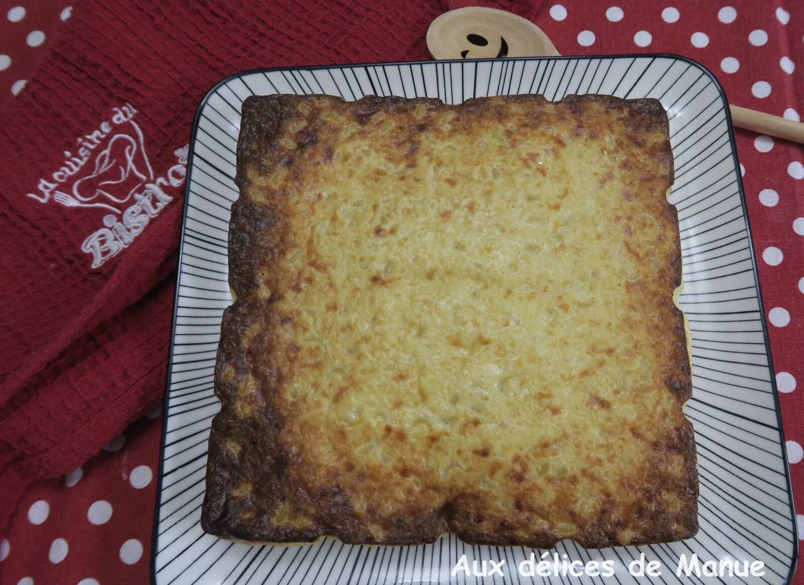 Clafoutis pâtes et parmesan de Christophe Felder 