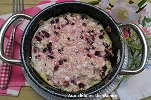 Omelette rose pour Octobre Rose