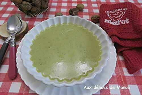 Velouté de courgettes et lentilles corail, au Cookéo (ou pas)