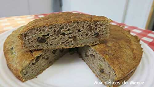 Gâteau aux bananes et raisins secs, IG bas pour diabétique (ou pas)