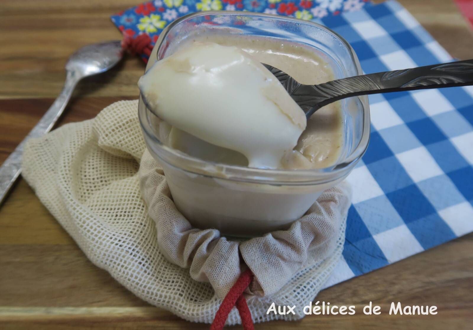 Yaourts à la crème de marrons, à la yaourtière 