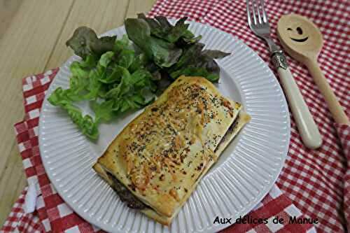 Feuilletés aux noix de Saint-Jacques et crème de champignons au parmesan, à l'Air Fryer ou au four