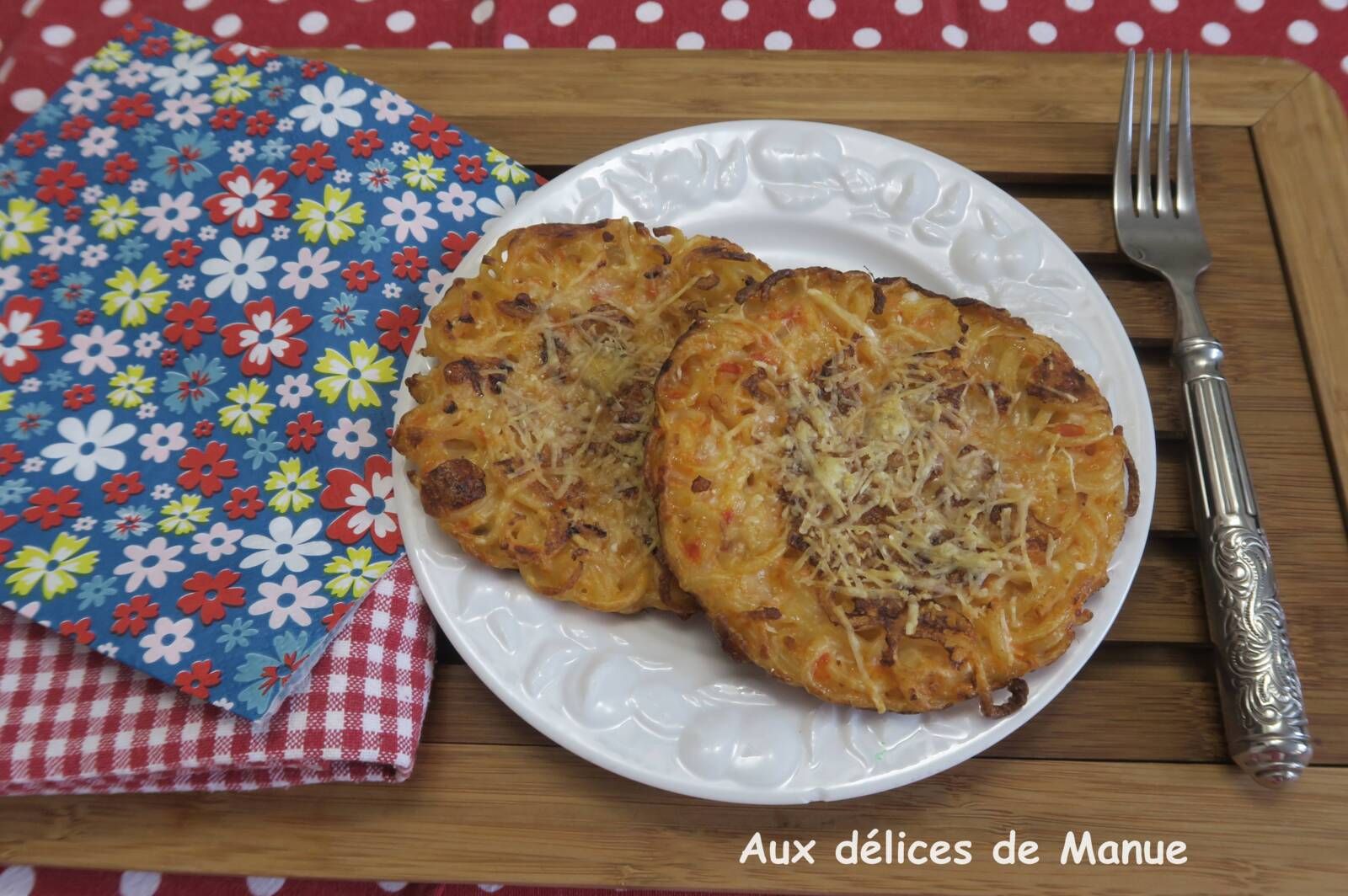 Frittata de pâtes au parmesan et sauce tomate, Big Mamma 