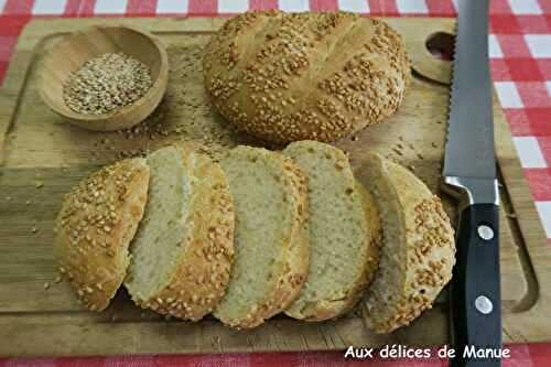 Pain serviette à l'huile de sésame grillé, à l'Air Fryer ou au four