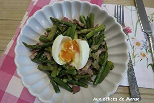 Fricassée d'asperges vertes de Christian Constant 