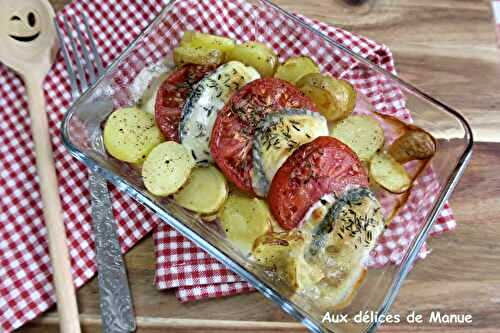 Blanc de poulet à la tomate et crottin de chèvre cendré, au Air Fryer ou au four