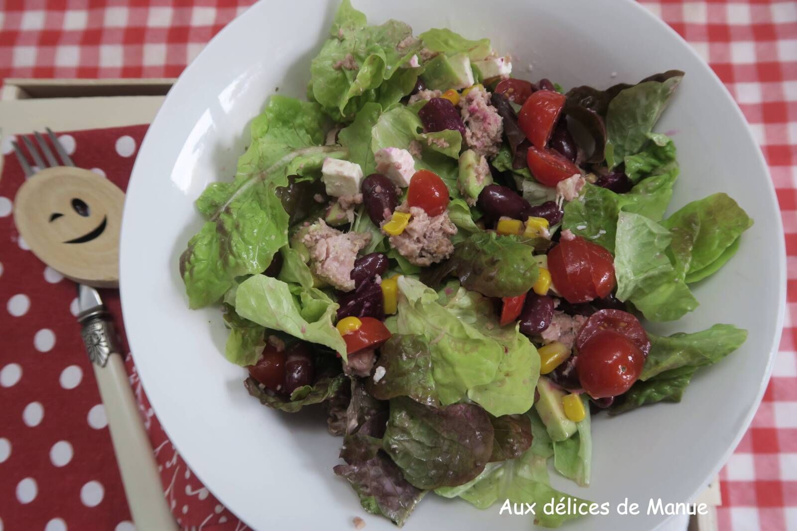 Salade complète  et saine (healthy) 