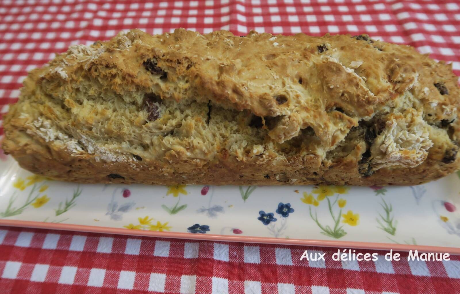 Irish soda bread aux raisins secs 
