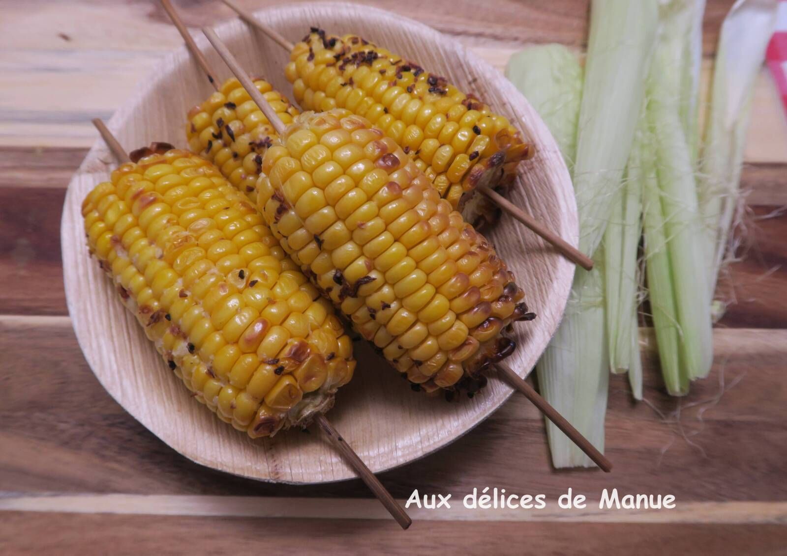 Epis de maïs au beurre, à l'Air Fryer ou au four