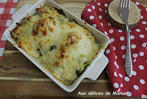 Gratin de chou fleur et brocolis aux œufs durs 