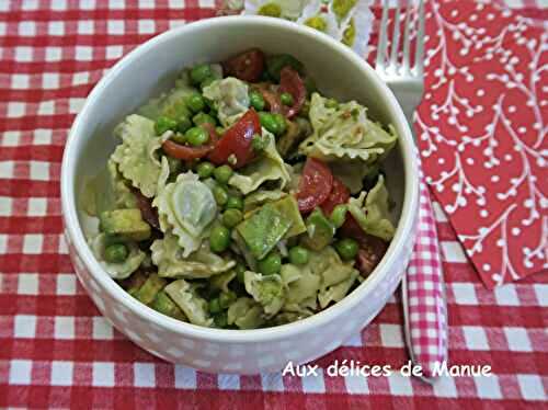Salade de ravioles du Dauphinois aux légumes 