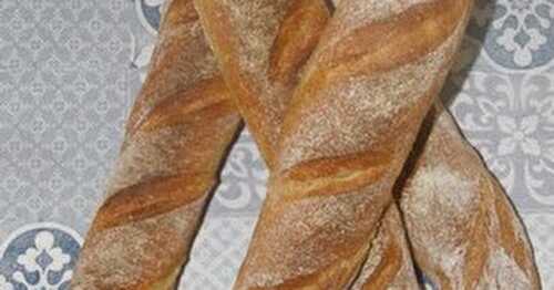 Baguettes au pain complet