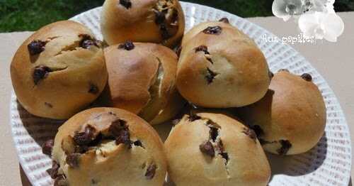 Briochettes aux pépites de chocolat 