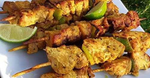 Brochettes à l'indienne