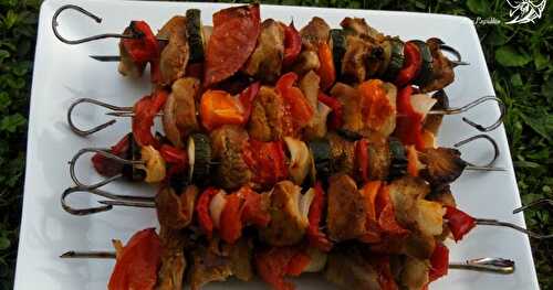 Brochettes de dinde