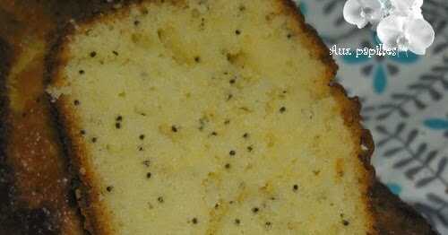 Cake au citron et graines de pavot