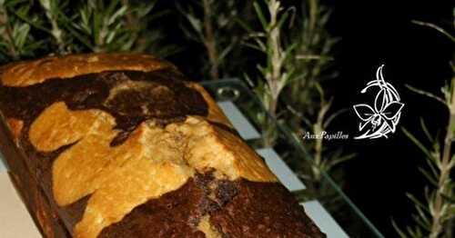 Cake marbré chocolat/spéculoos