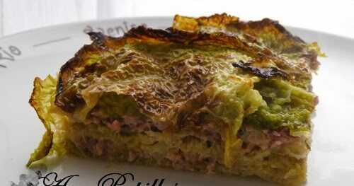 Chou farci version lasagnes