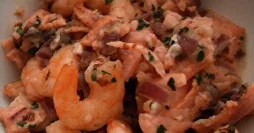 Fricassée de crevettes