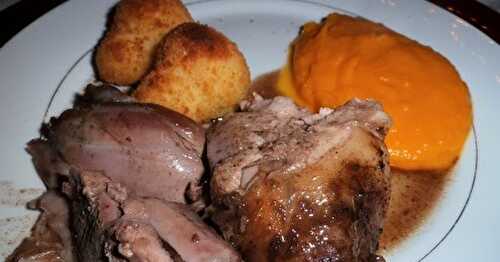 Gigot au whisky et aux épices