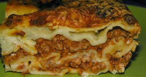 Lasagnes au boeuf 