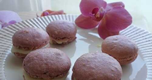 Macarons à la ganache citronnée