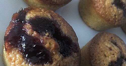 Muffins à la confiture de cerises