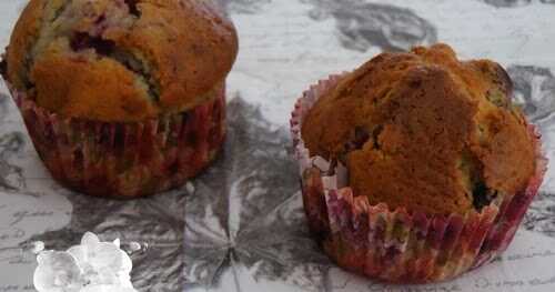 Muffins aux fruits rouges