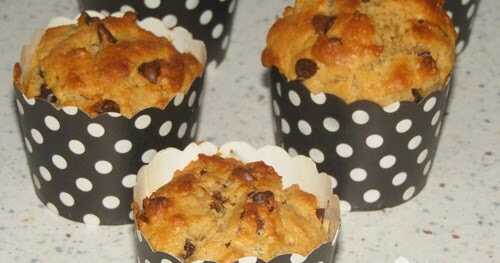 Muffins Chocolat / Beurre de Cacahuète