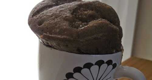 Mug Cake Chocolat à fond