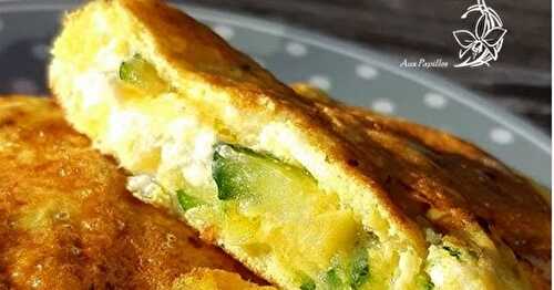 Omelette Courgette / Fromage Frais