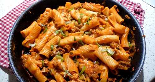 One pot pasta à la bolognaise 