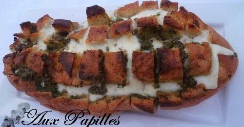 Pain Gourmand Pesto/Mozzarella