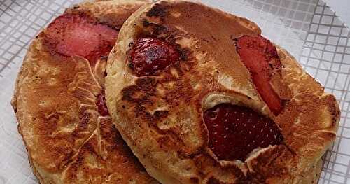 Pancakes aux fraises