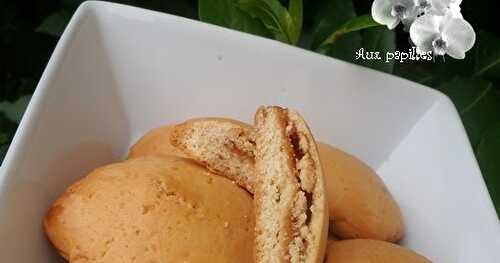 Petits sablés fourrés au caramel beurre