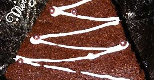 Quand un brownie se transforme en sapin....