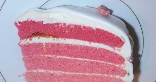Rainbow Cake version Girly