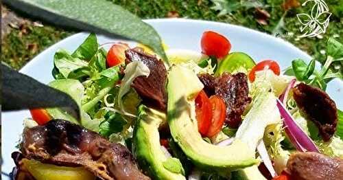 Salade légère de gésiers confits