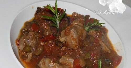 Sauté de veau aux légumes