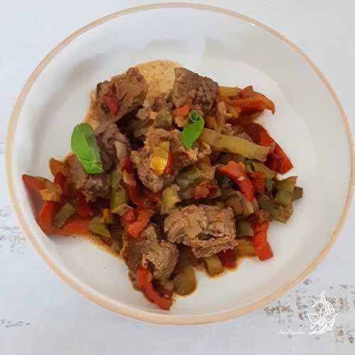 Sauté de Veau aux poivrons