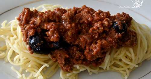 Spaghettis à la bolognaise