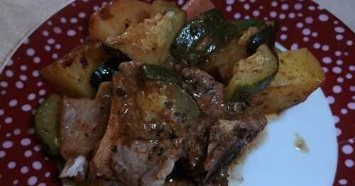 Tajine d'agneau aux courgettes