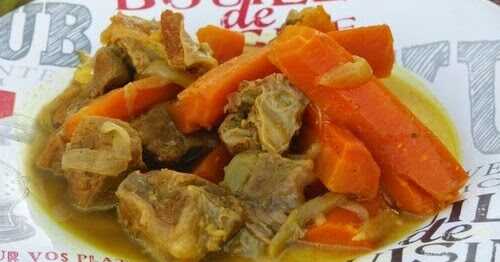 Tajine de veau aux carottes